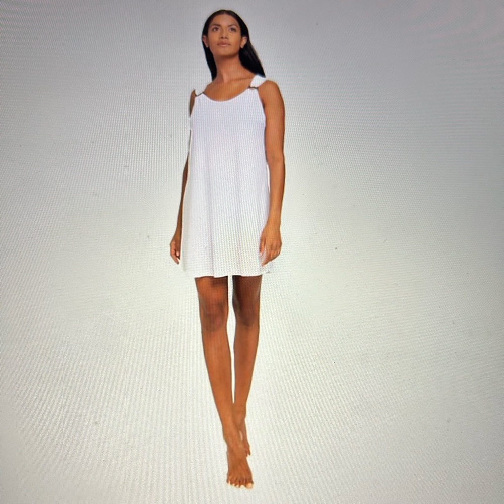 (Item is Black in color) Women’s Portocruz O-Ring Cover Up Tank Dress Size3x